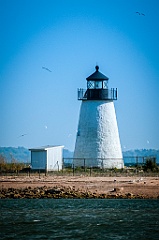Bird Island Lighthouse is Part of Wild Life Refuge